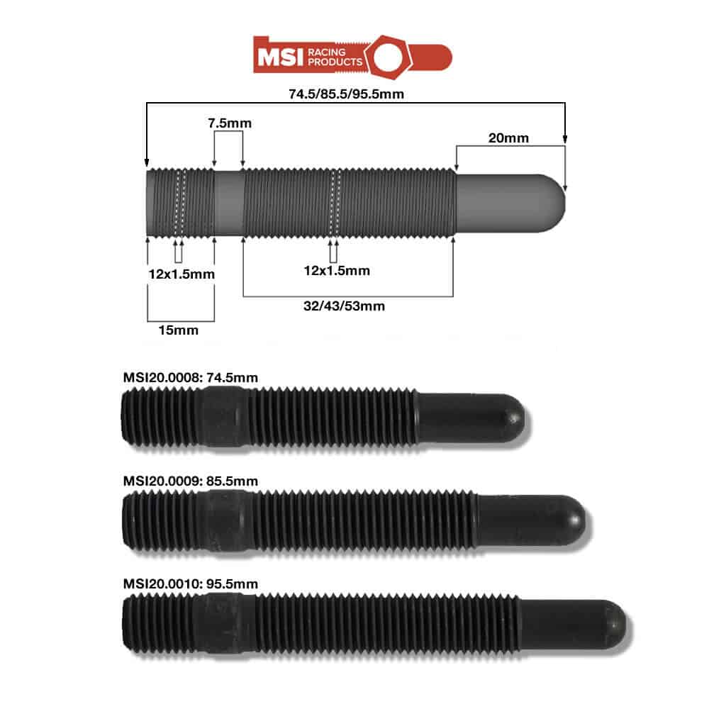 MSI BMW Wheel Studs