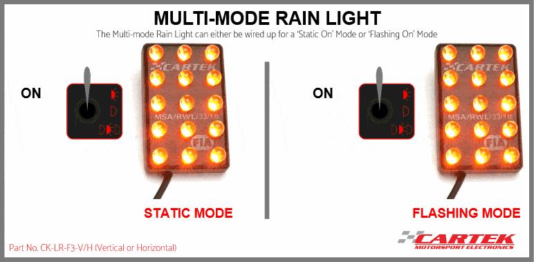 Cartek Multi-Mode FIA Rain Light