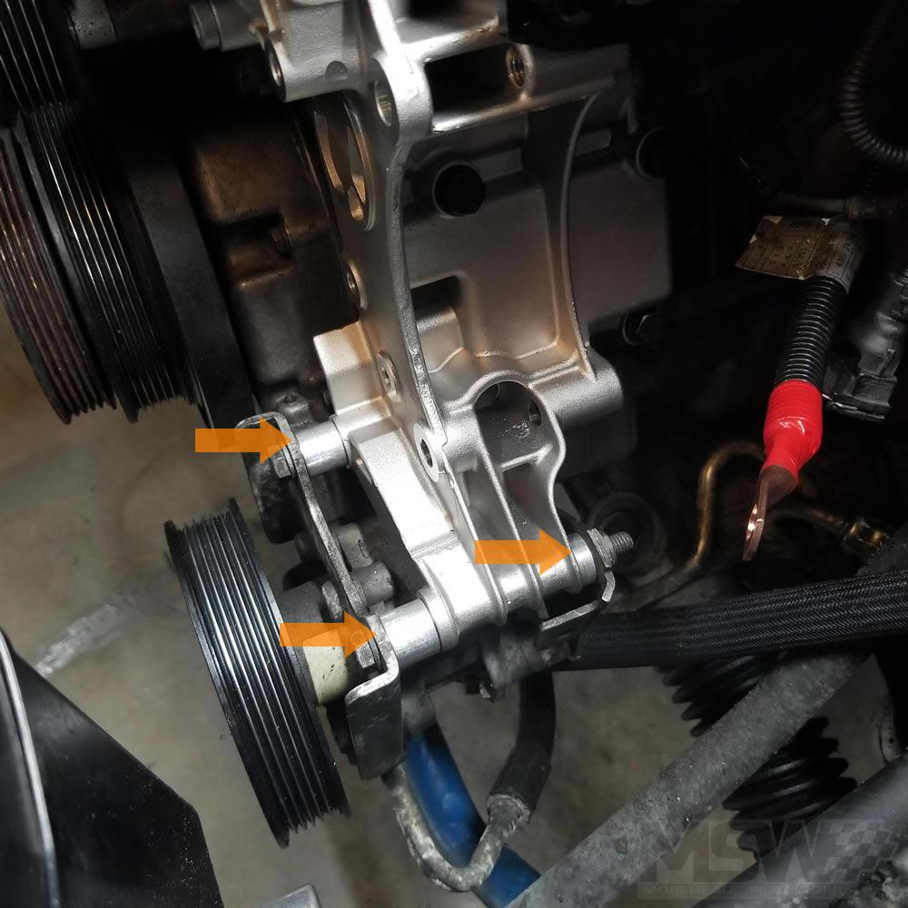 Power Steering Pump Spacers for S54 Oil Filter Housing - Image 2