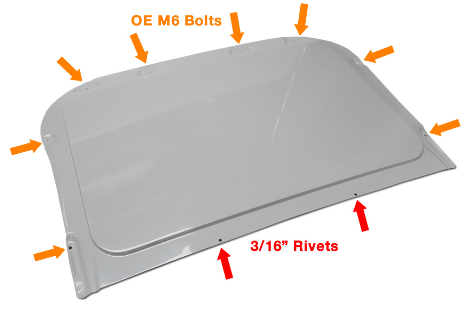 MSW E46 Sunroof Delete Fill Panel Morehead Speed Works