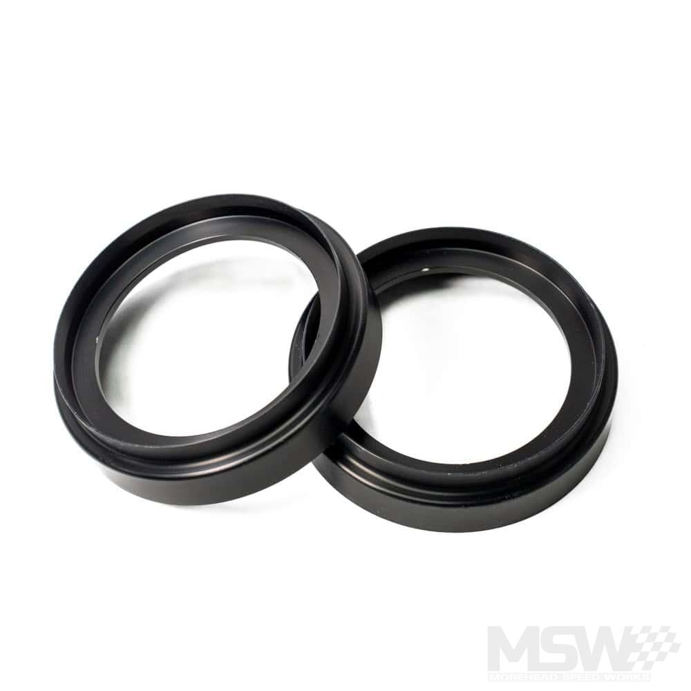 2.25" Helper Spring Retainers - Black