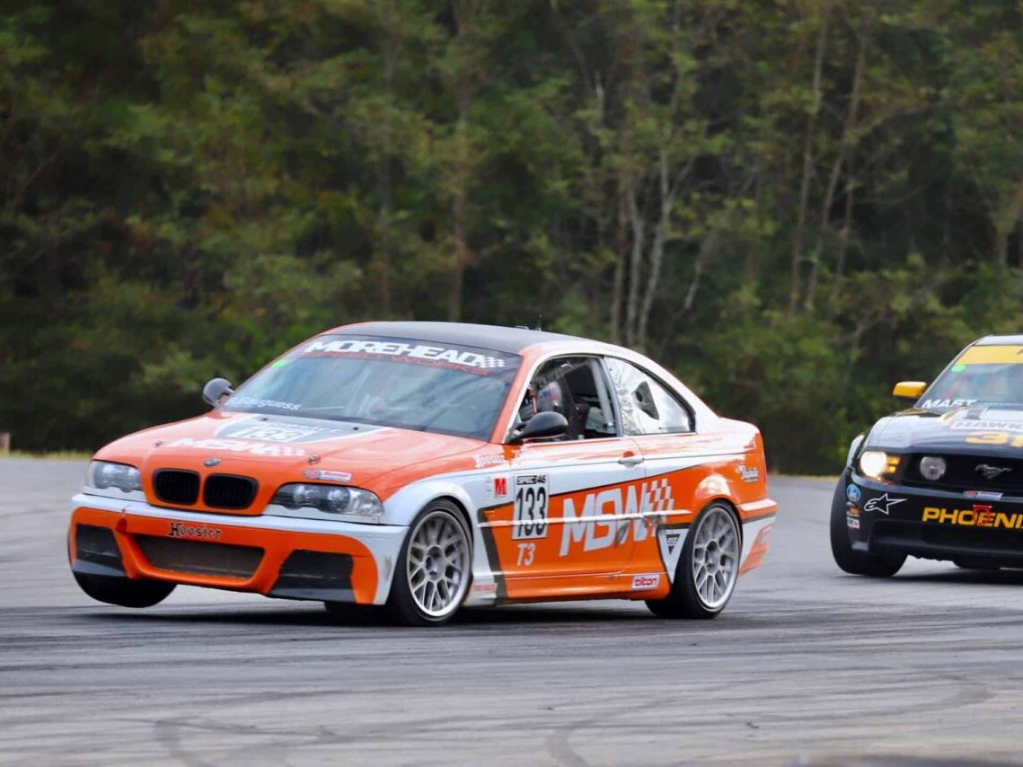 BMW Race Car - Spec E46 on track